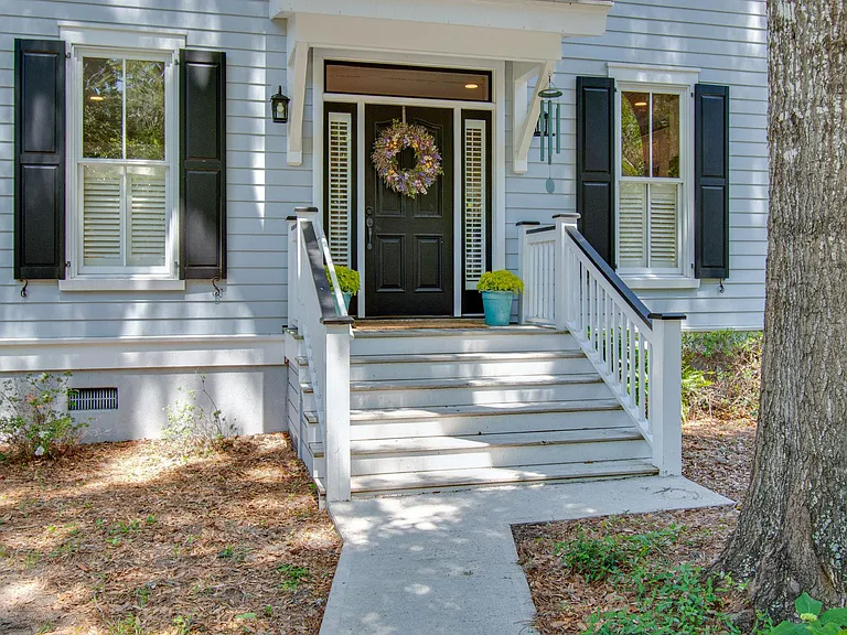Inviting front entrance