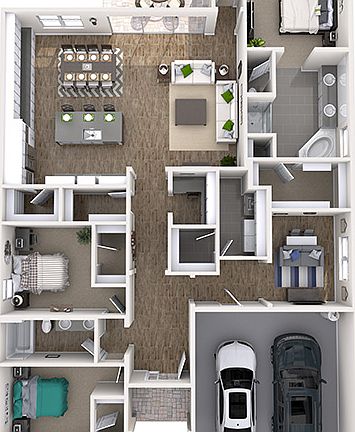 Arapaho 3D Floor Plan