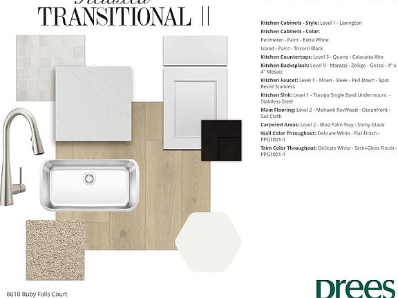 Presley III E Selection sheet