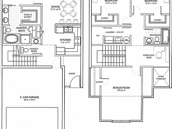 Floorplan: "Buckingham" floorplan