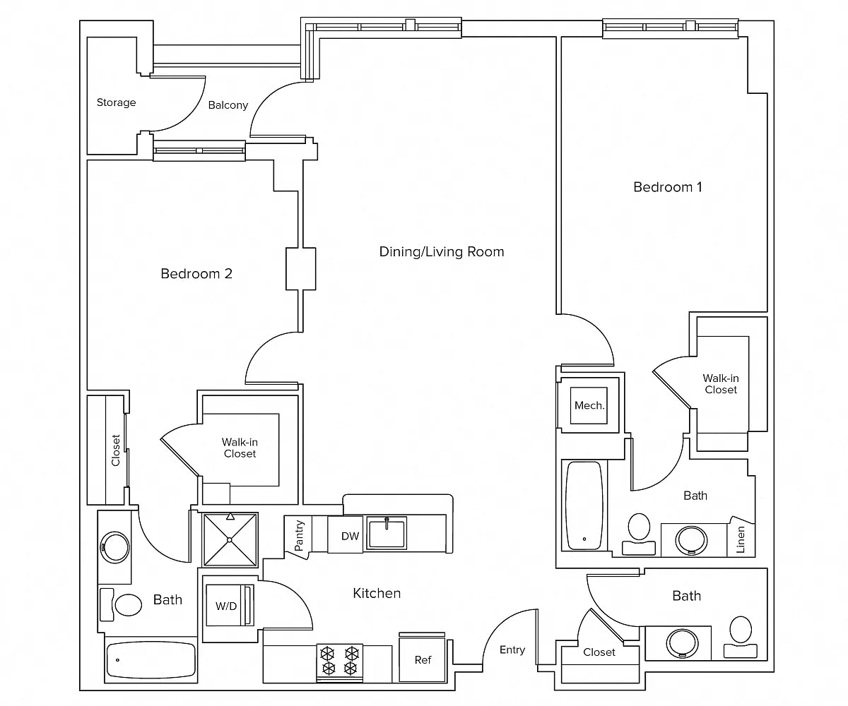 Floor plan B19