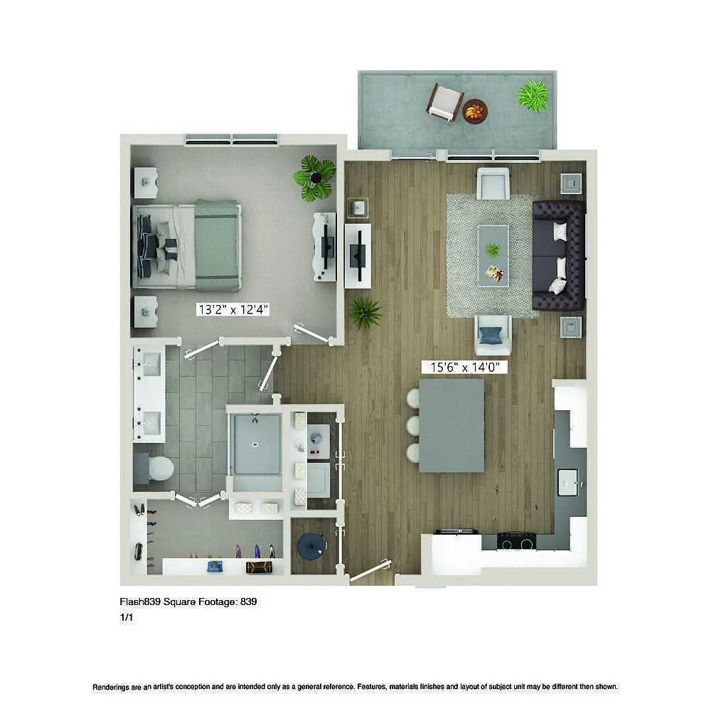 Floor plan A611
