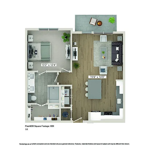 Floor plan A611
