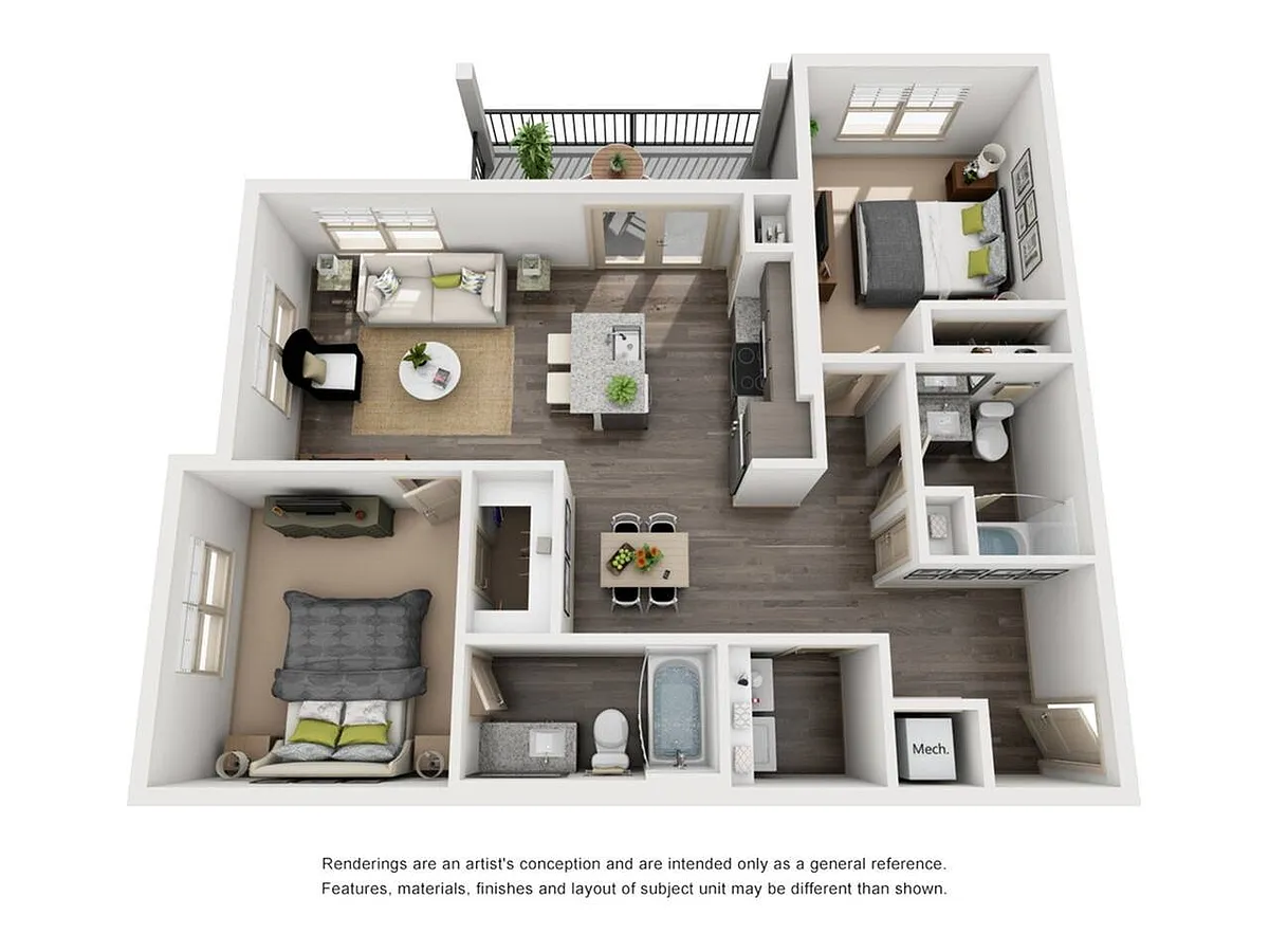 Floor plan B1 - Apalachicola