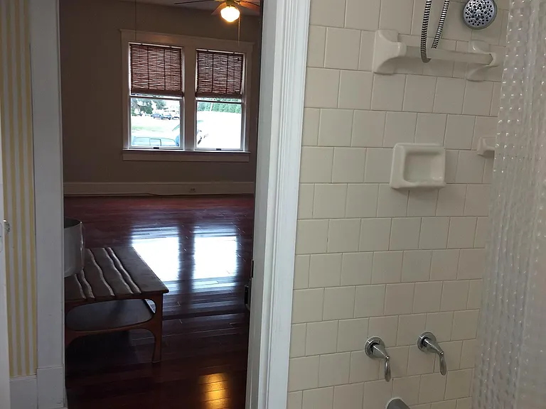 First floor full bath.