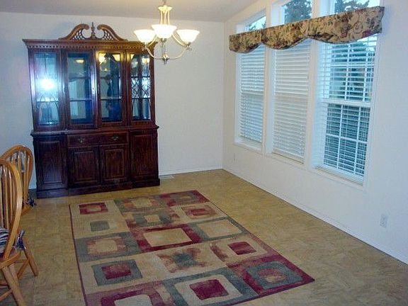 Vaulted dining area