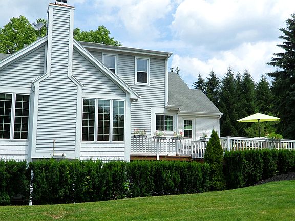 Back view of home