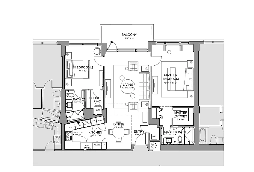 Floor plan B1