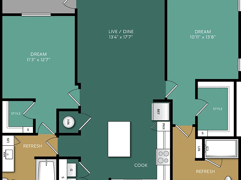 B3 floor plan Encore Echo