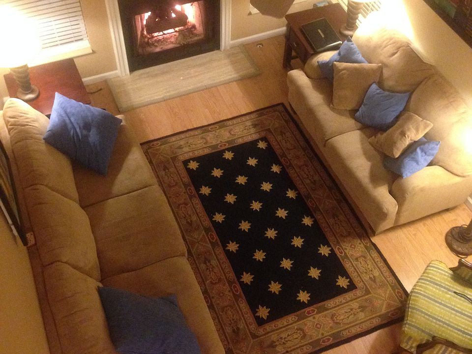 Overlooking the living room 