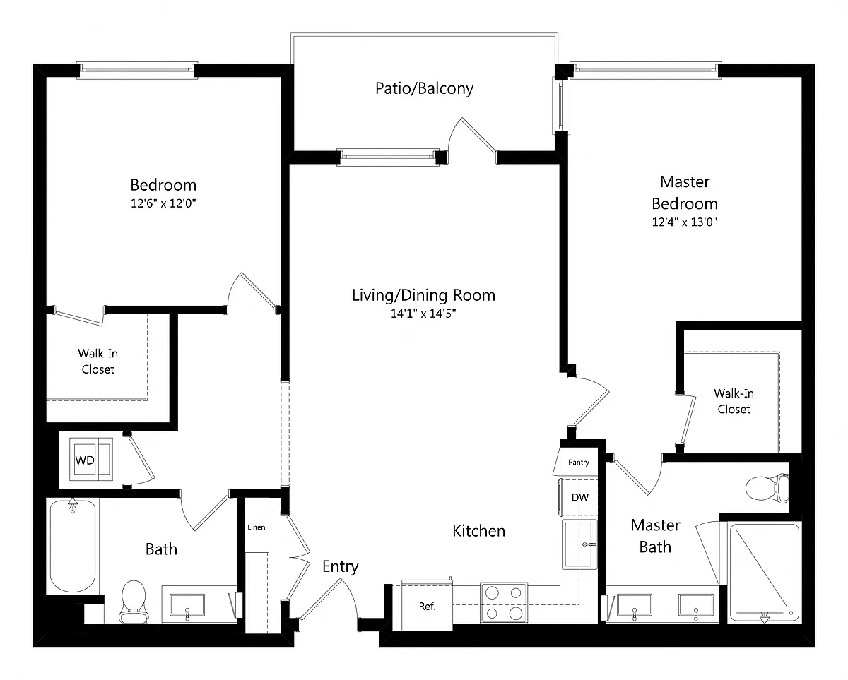 Floor plan B13