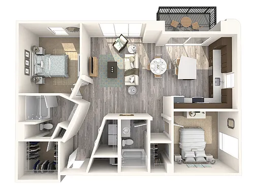 Floor plan Abbey Deluxe