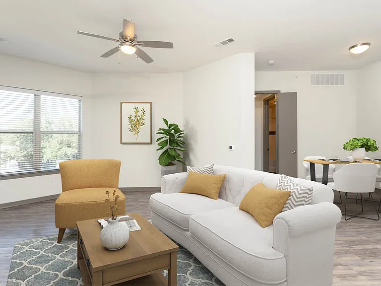 Living Room with Hard Surface Flooring