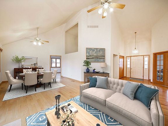 Virtually staged photo to show how stunning this room can be.