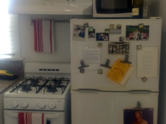 Refrigerator and stove