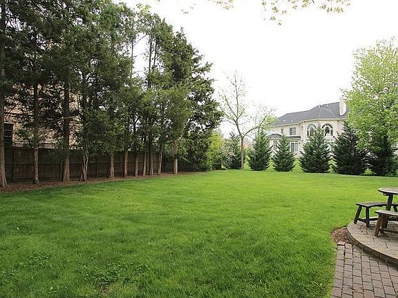 Fully fenced backyard