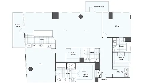 Floor plan Penthouse D