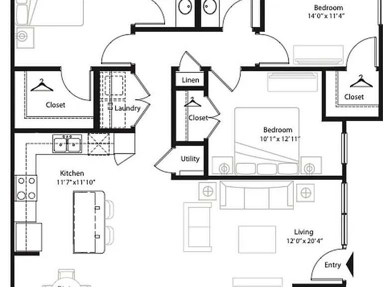 C1G Floor plan W Dimensions C1G Floor plan W Dimensions