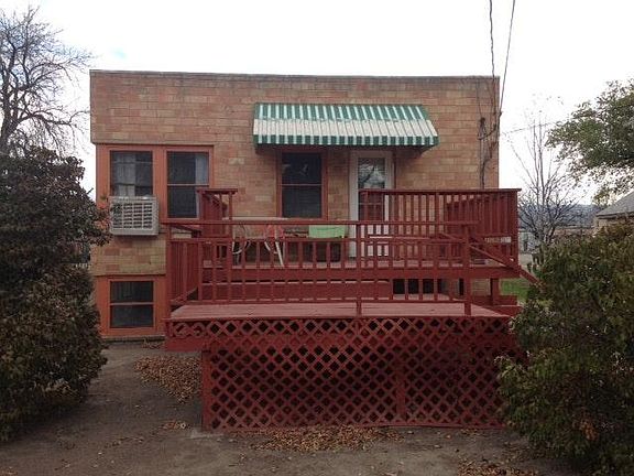 Private Deck- Now landscaped