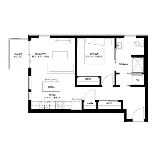Floor plan Crosstown
