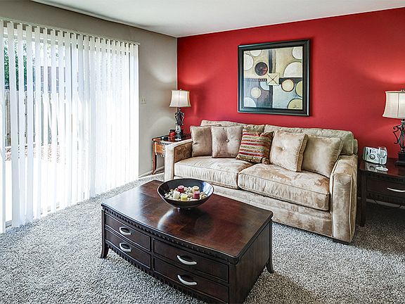Living Room at Ashton Pointe