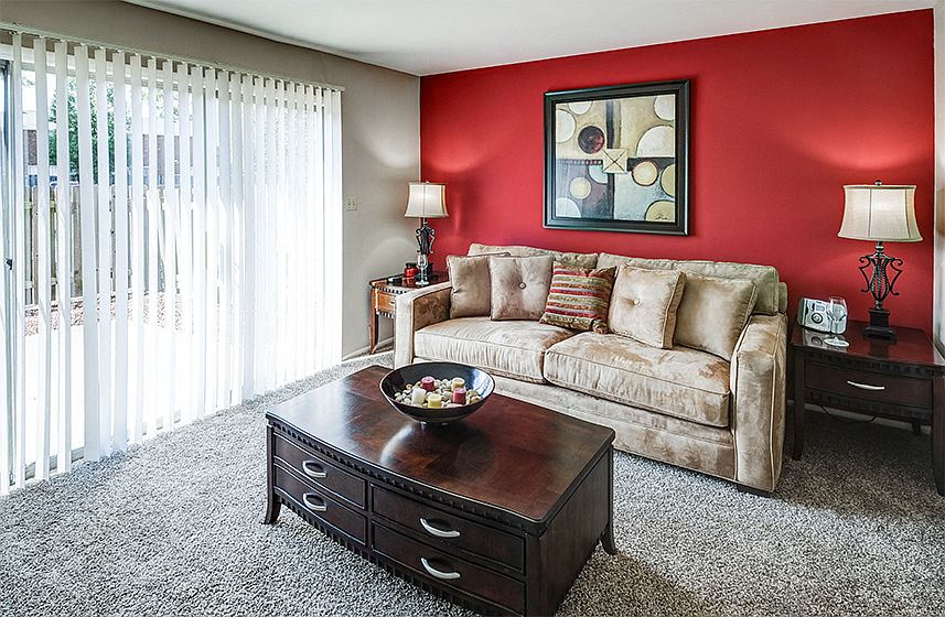 Living Room at Ashton Pointe