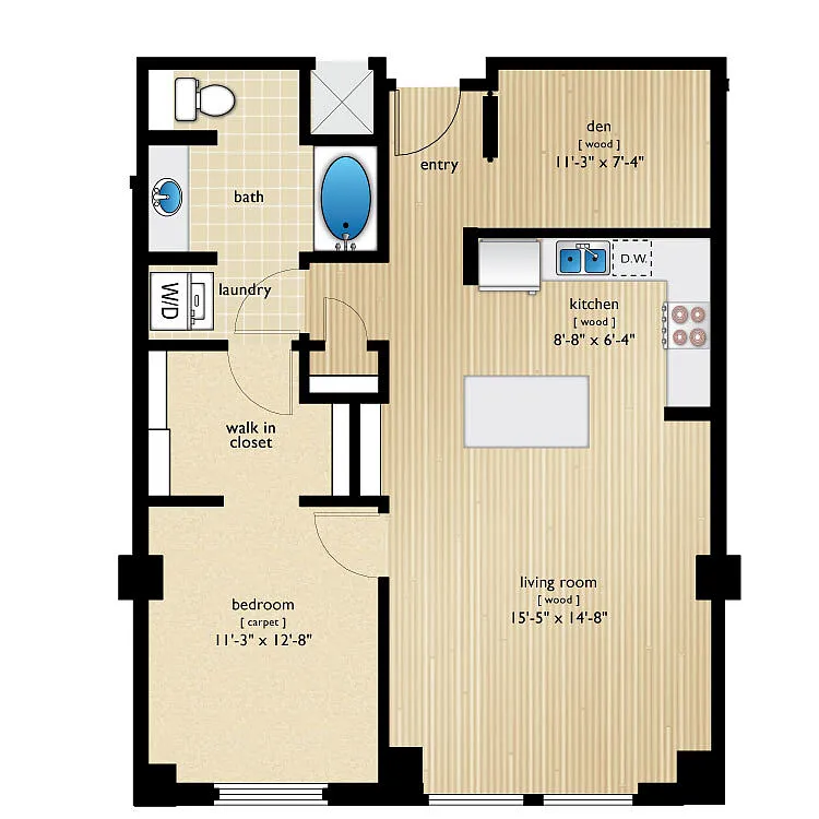 Floor plan Huron IV