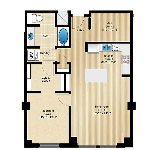 Floor plan Huron IV