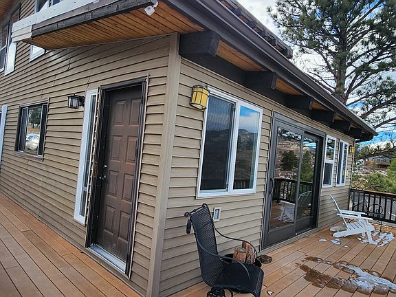 Wrap around deck.