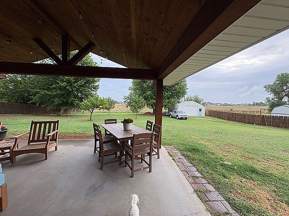 Covered patio