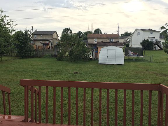 Large back yard