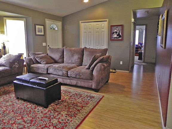 Living room down hall to bedrooms