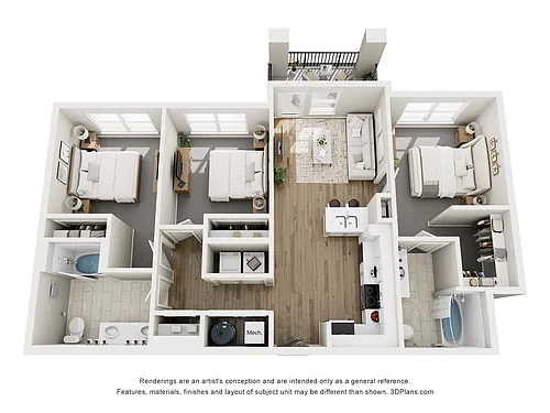 Floor plan CTHC-60%