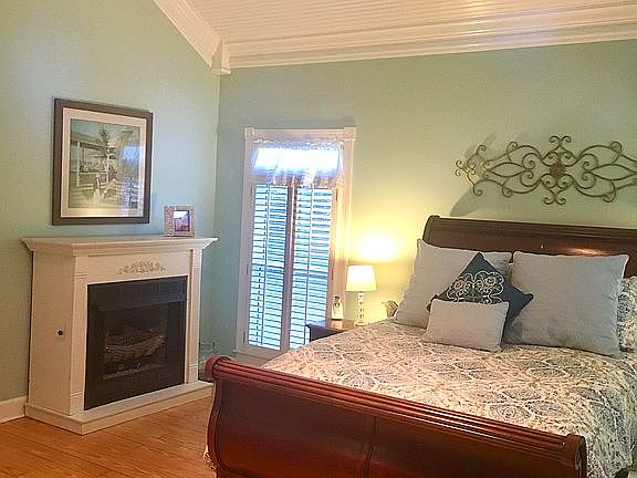 fireplace in Master