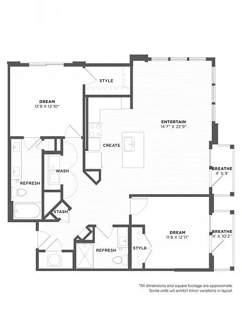 Floor plan B3