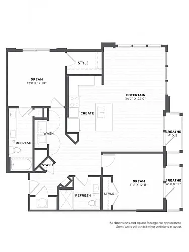 Floor plan B3