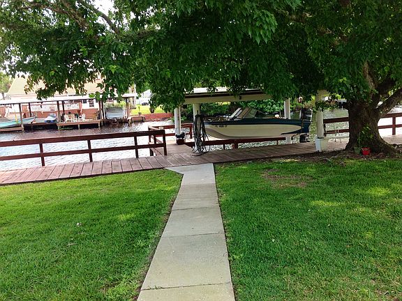 Dock from screened in porch 