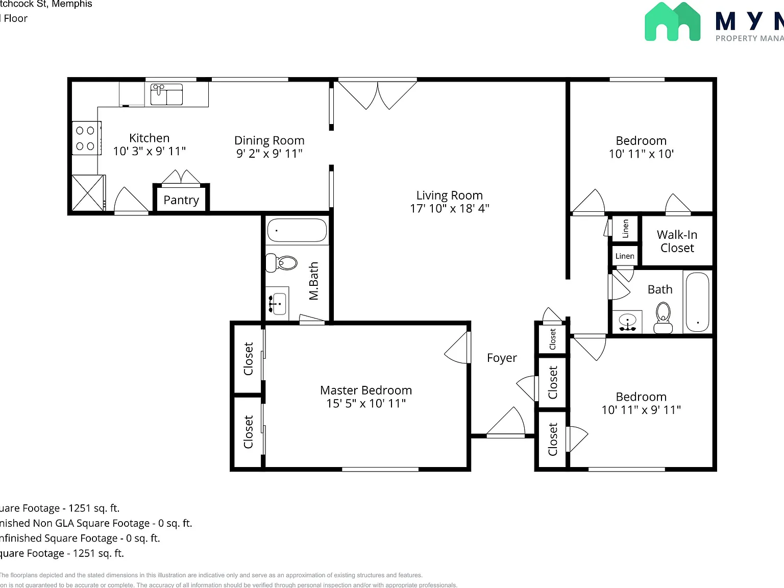 3 bed, 2.0 bath, 1524 sqft, $1,405 — Photo 2