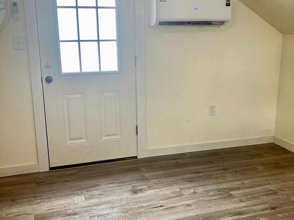Living area, mini-split, front door