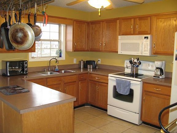Kitchen with numerous cabinets