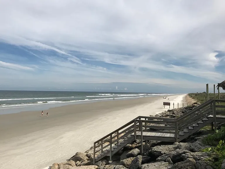 S View of private beach and Cape Canaveral Seashore
