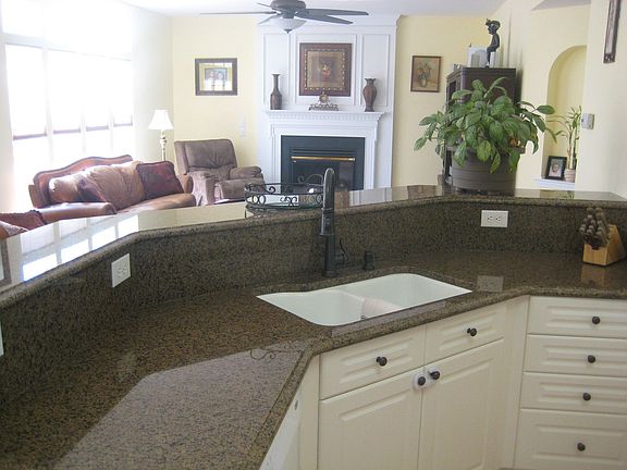 New Granite and Hardwoods in Kitchen