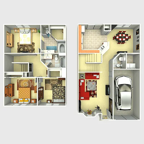 Floor plan D4