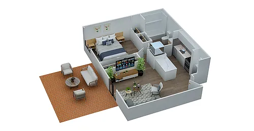 Floor plan Getaway