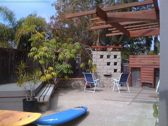 Back yard deck & patio