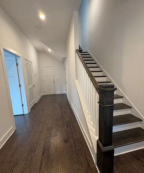 Welcome home! the door to the left is the studio and straight ahead is the garage
