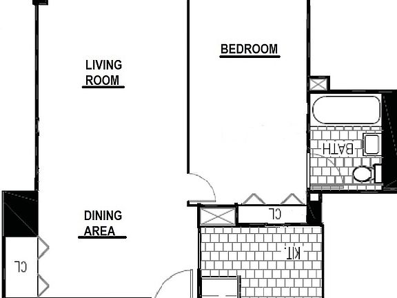 2nd image of 322 W 57th St APT 20D