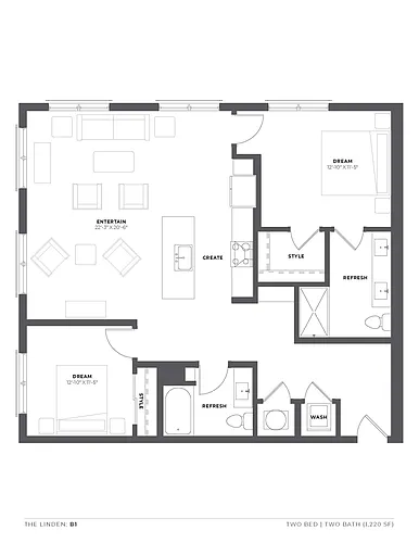 Floor plan B1