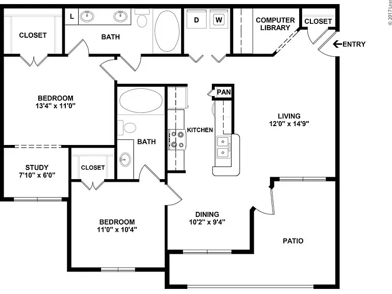 Two bedroom apartment in Round Rock, Texas. Two bedroom apartment in Round Rock, Texas.
