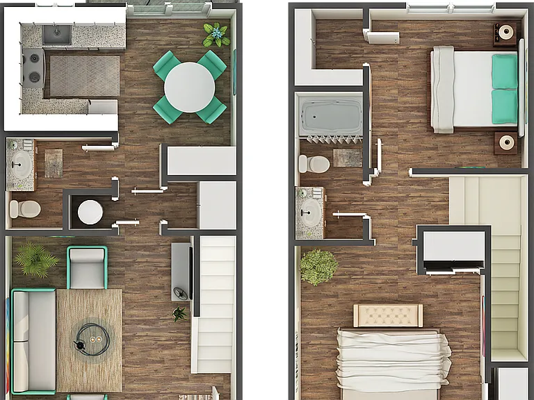 Cobalt 2x1.5 Floorplan Cobalt 2x1.5 Floorplan